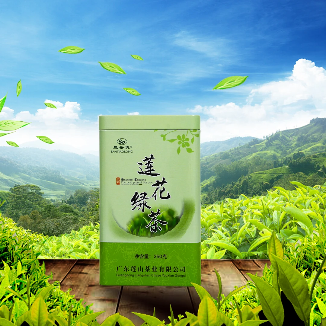 莲山系列大叶新款绿茶鲜爽手工罐装果香滋味甘甜香醇精品好茶叶