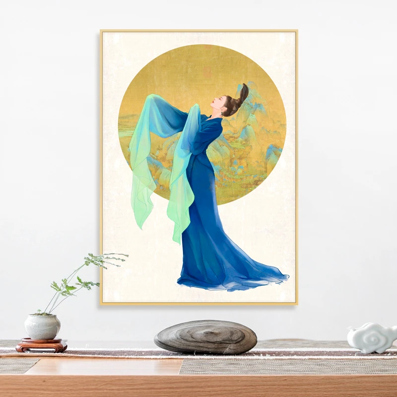 芊虹秀十字绣只此青绿2023新款线绣大格满绣全针无勾边30种色