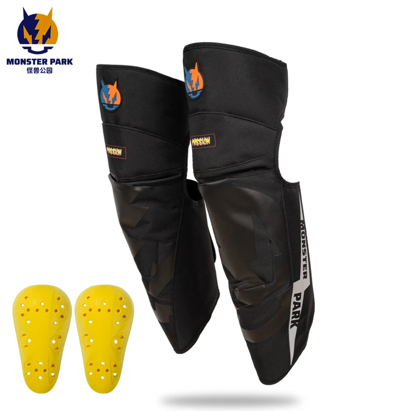 冬季护膝摩托车男士骑行护具防摔防寒挡风护腿保暖防风