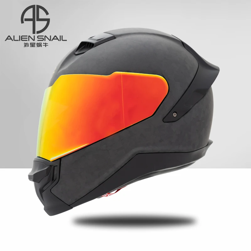 摩托车全覆式头盔镜片机车骑行赛车户外骑士装备
