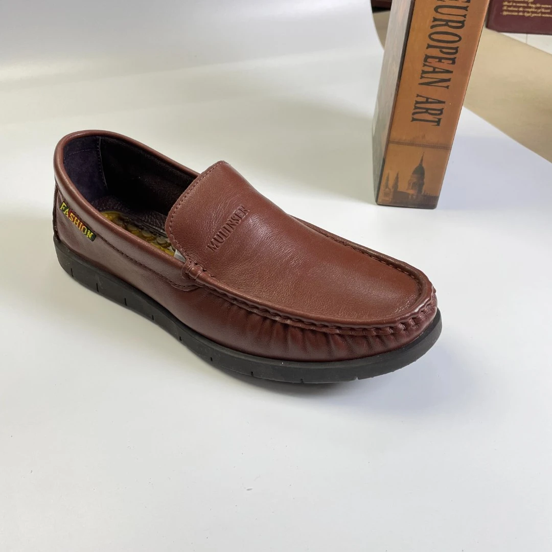 f20(QM51301556男士男款舒适时尚商务休闲百搭低帮轻便软底皮鞋