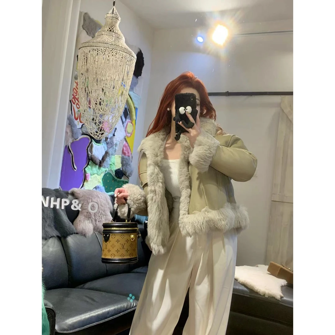 DYX【风花雪月】推荐女装简约秋冬时尚宽松外套修身冬季百搭复古