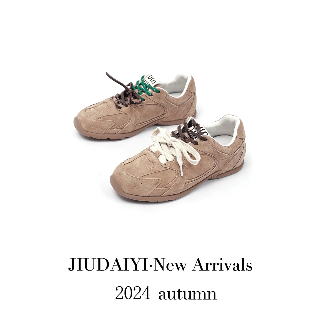 玖黛衣 秋款时尚百搭休闲牛皮鞋 XOJ32375