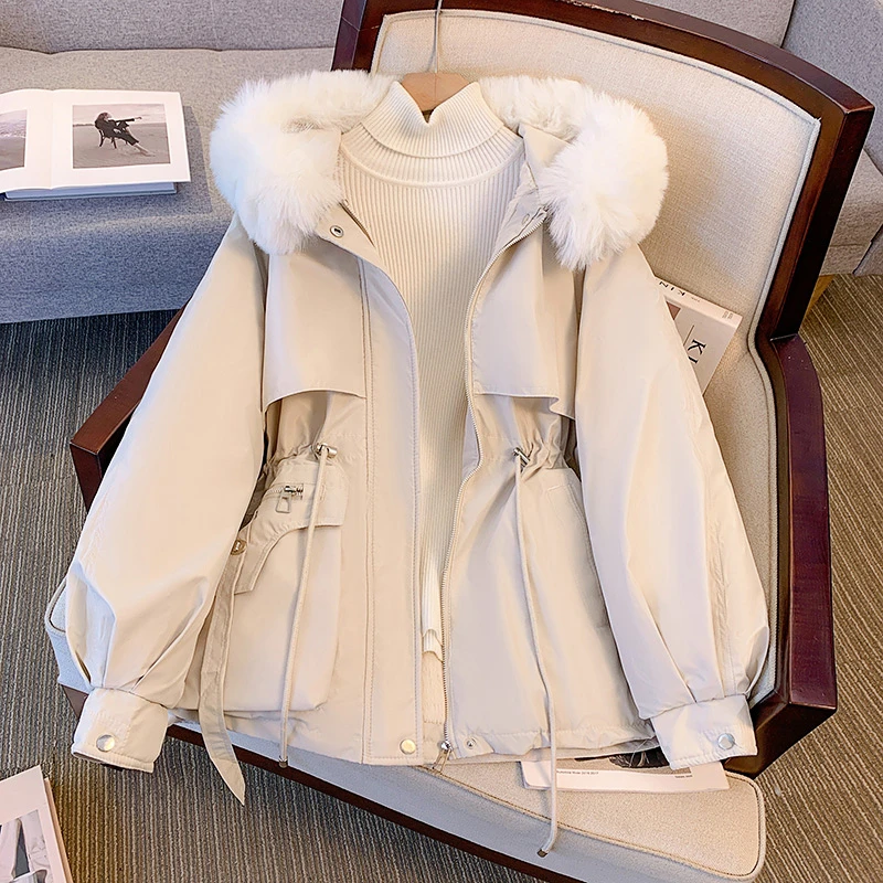 2024年秋冬季新款女装风皮外套