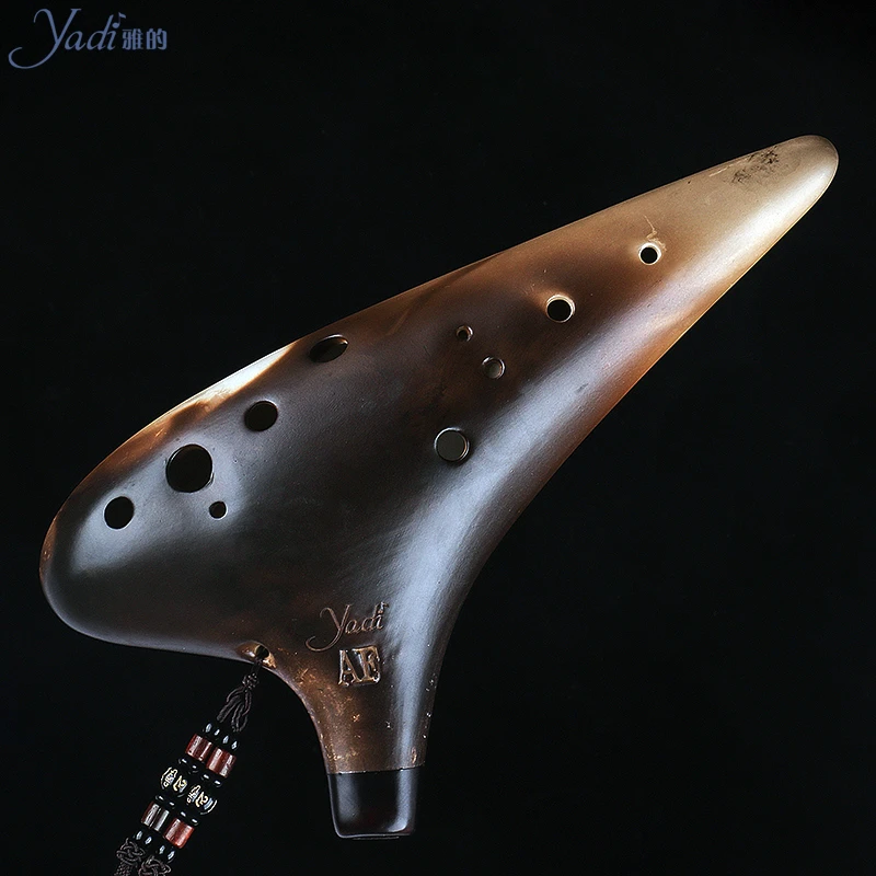 YADI/雅的af陶笛12孔中音F调十二孔专业演奏千年风雅陶埙民族乐器