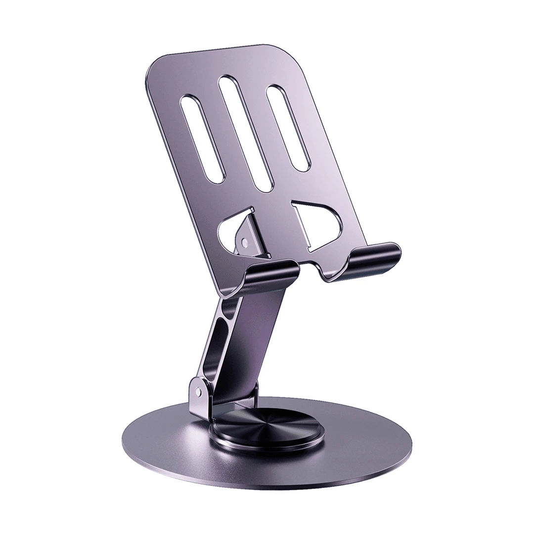 金属手机支架360度旋转可折叠便携桌面宿舍办公室通用多功能支架