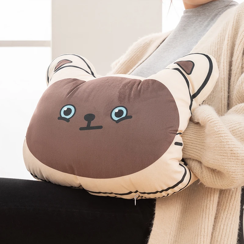 捂手抱枕可爱卡通款式玩偶暖手捂子午睡神器毛绒趴睡礼物送女友