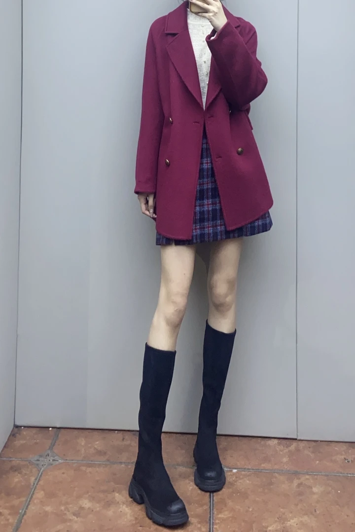 时尚潮流羊绒大衣外套