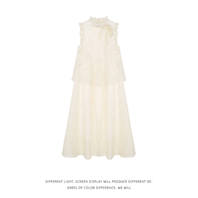 【加加不加班】甜美风气质无袖背心裙女夏季中长款连衣裙仙女裙Y581