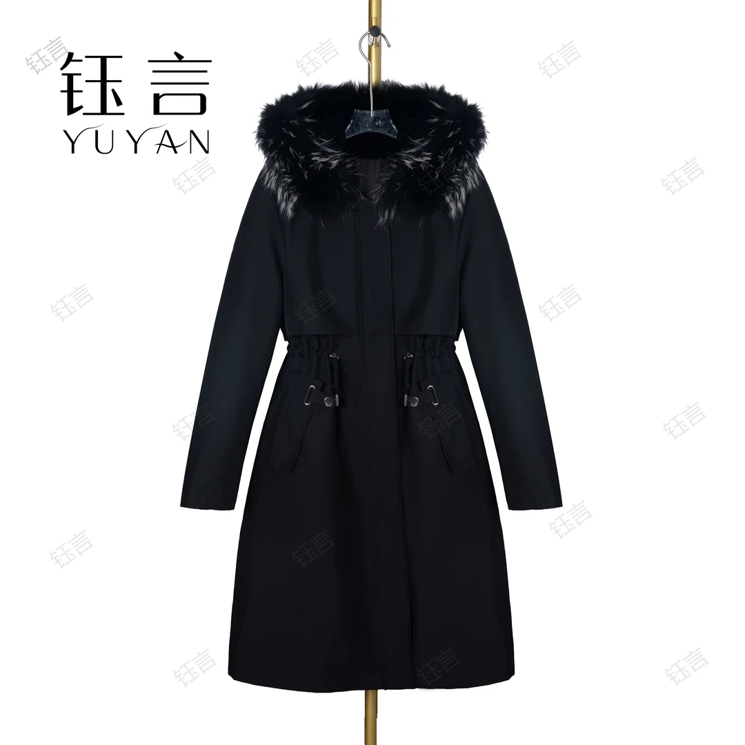 钰言【若竹】现2023年冬季新款女款气质轻奢时尚休闲百搭女士派克服