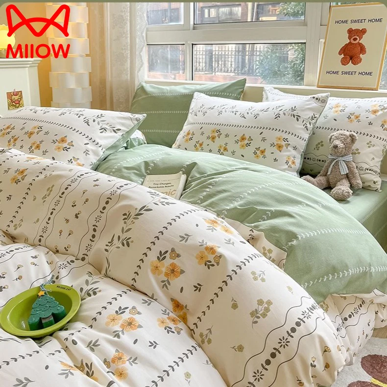 2025新款纯棉四件套100全棉床上用品床单被套学生宿舍三件套床笠