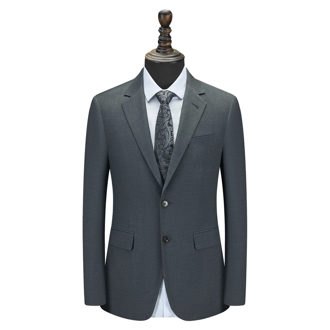 （套装）进口面料手工高定西服商务休闲高级休闲时尚男士春秋春季