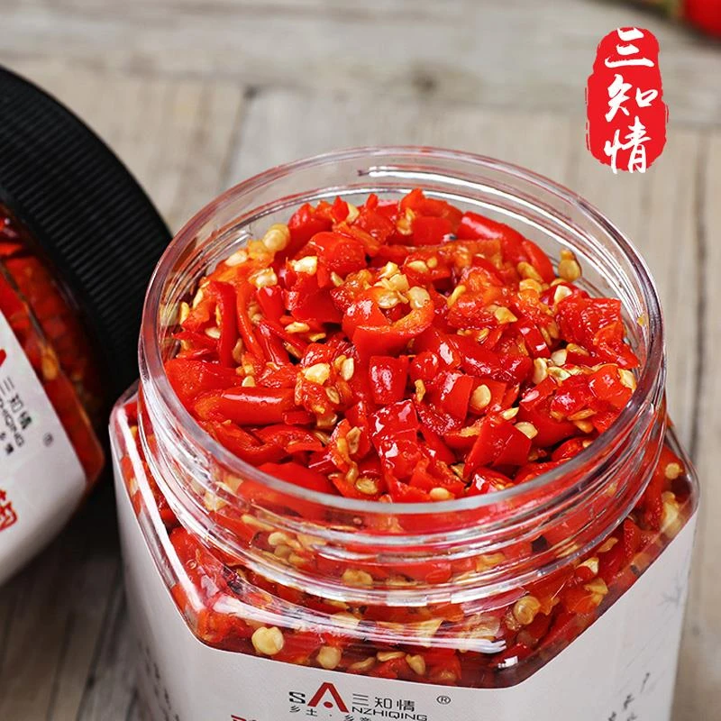 【活动专享】农家剁辣椒380克/瓶 无油原汁原味传统手工调味葱0g