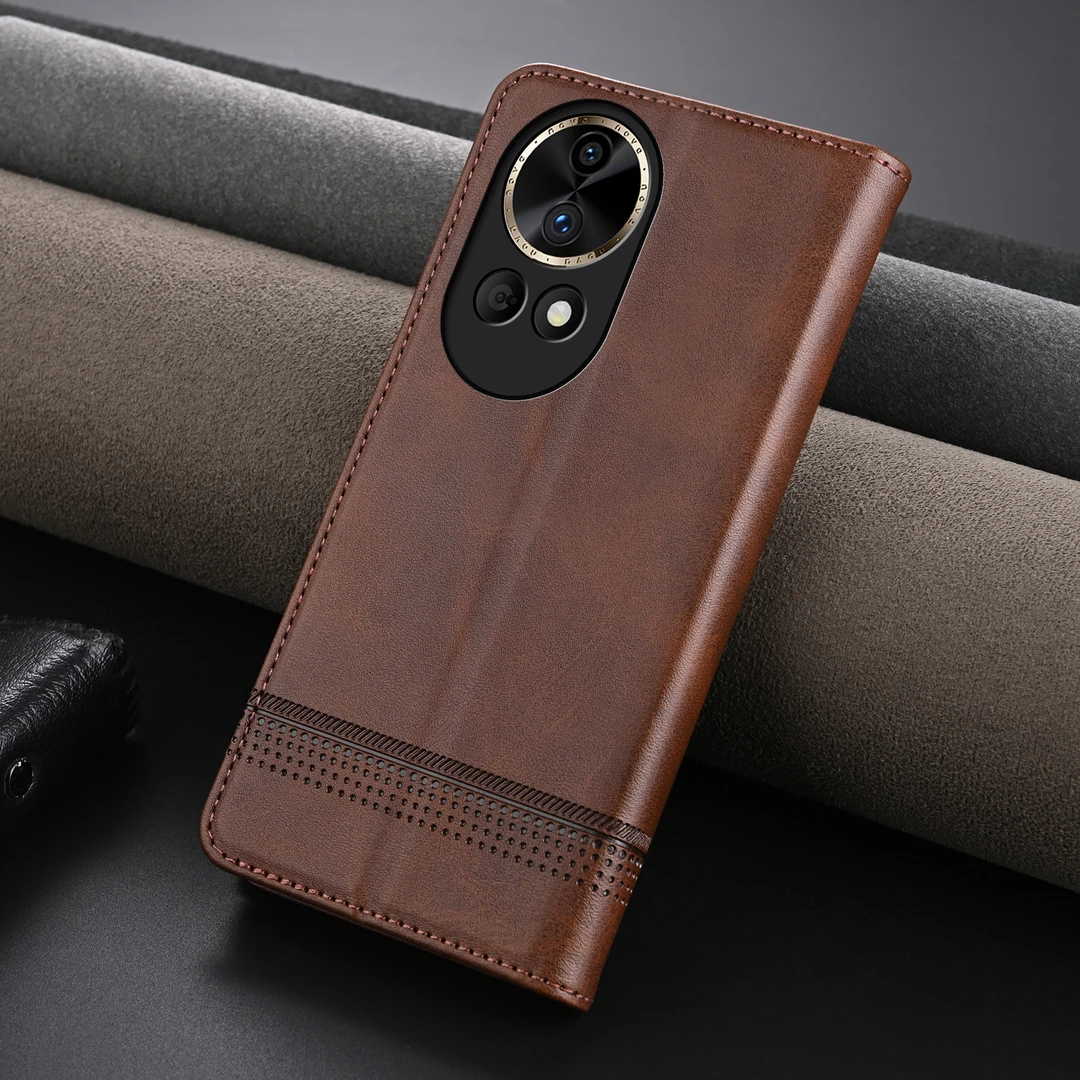 【高档牛纹+磁吸翻盖皮套】适用华为Nova12/Pro手机壳ultra全包