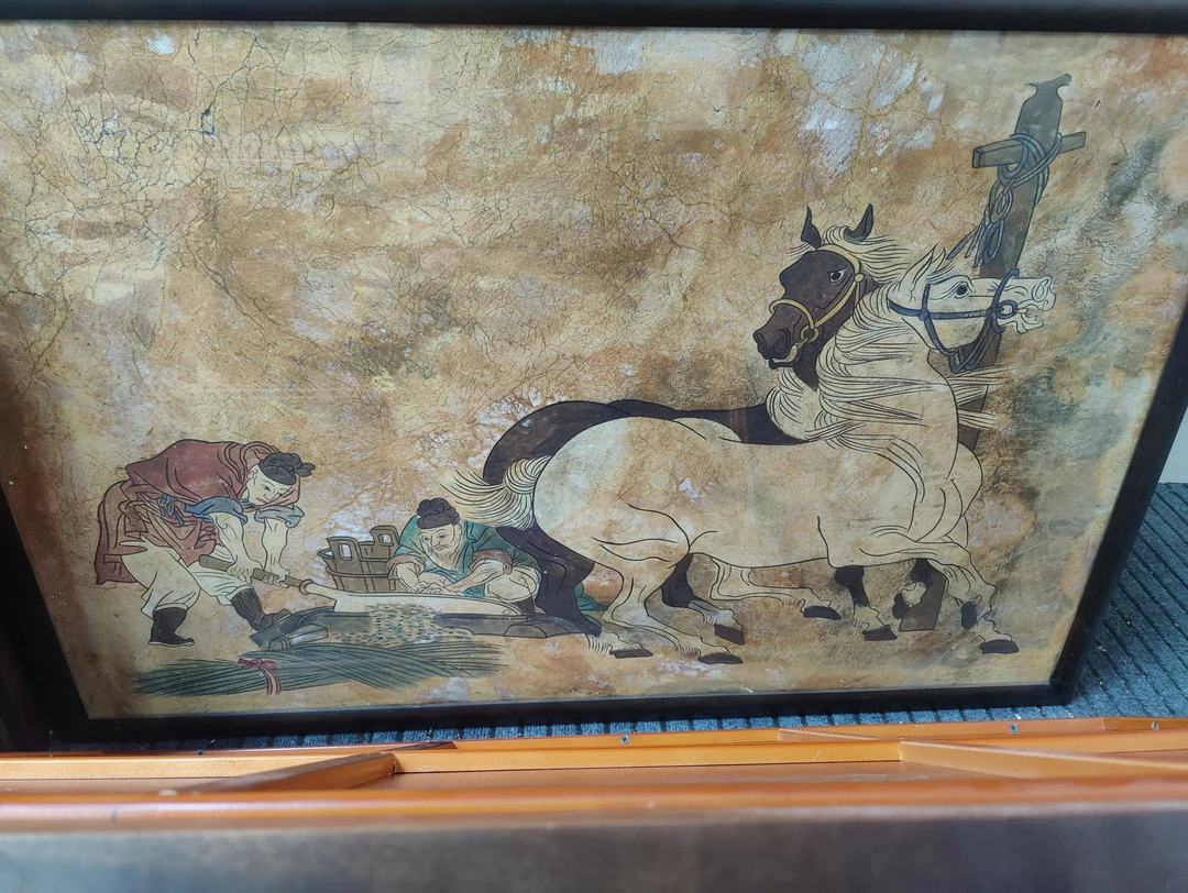 墙皮画尺寸115×75厘米
