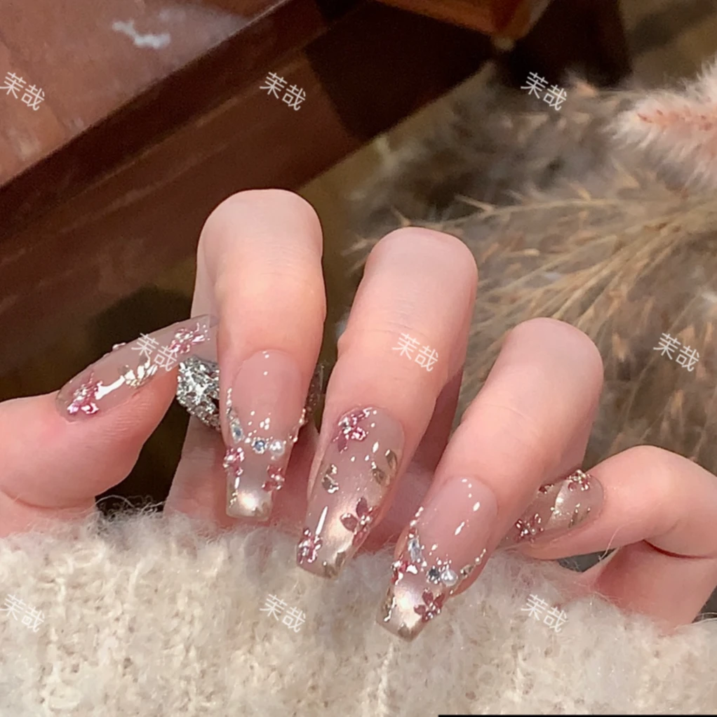 茉哉【溪畔亭风】纯手工定制拆卸穿戴甲A3267