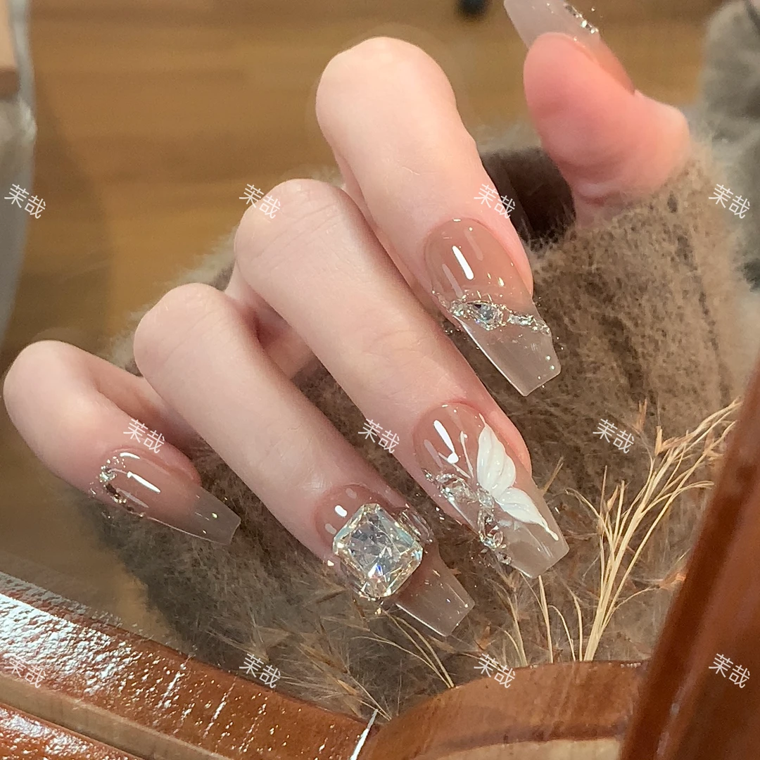 茉哉【天使之吻】纯手工定制拆卸穿戴甲A3315