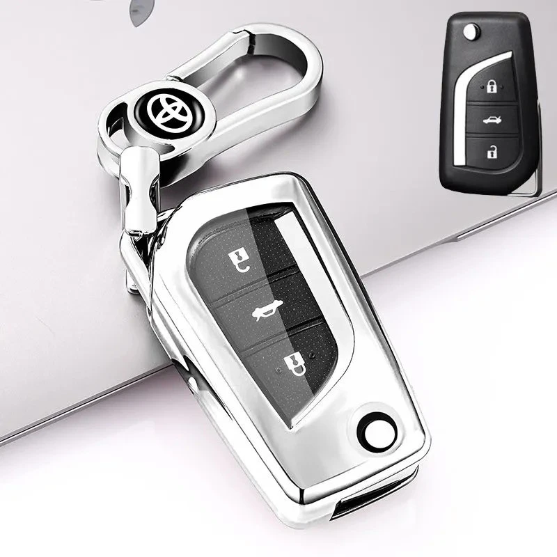 丰田2014/15/16/17/18款卡罗拉雷凌钥匙套挂件扣汉兰达包凯美瑞壳