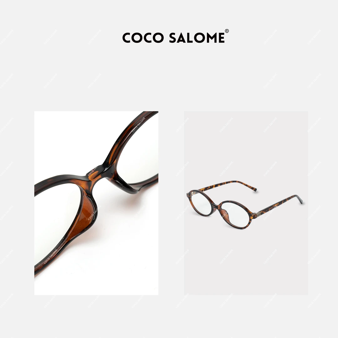COCO SALOME【冰美式】复古小椭圆眼镜YJ24