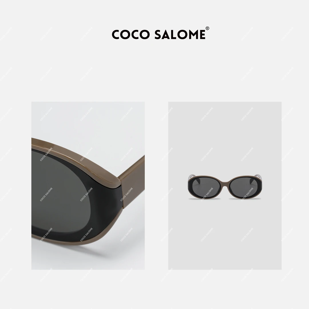 COCO SALOME【双色墨镜】尼龙曲面太阳镜YJ16