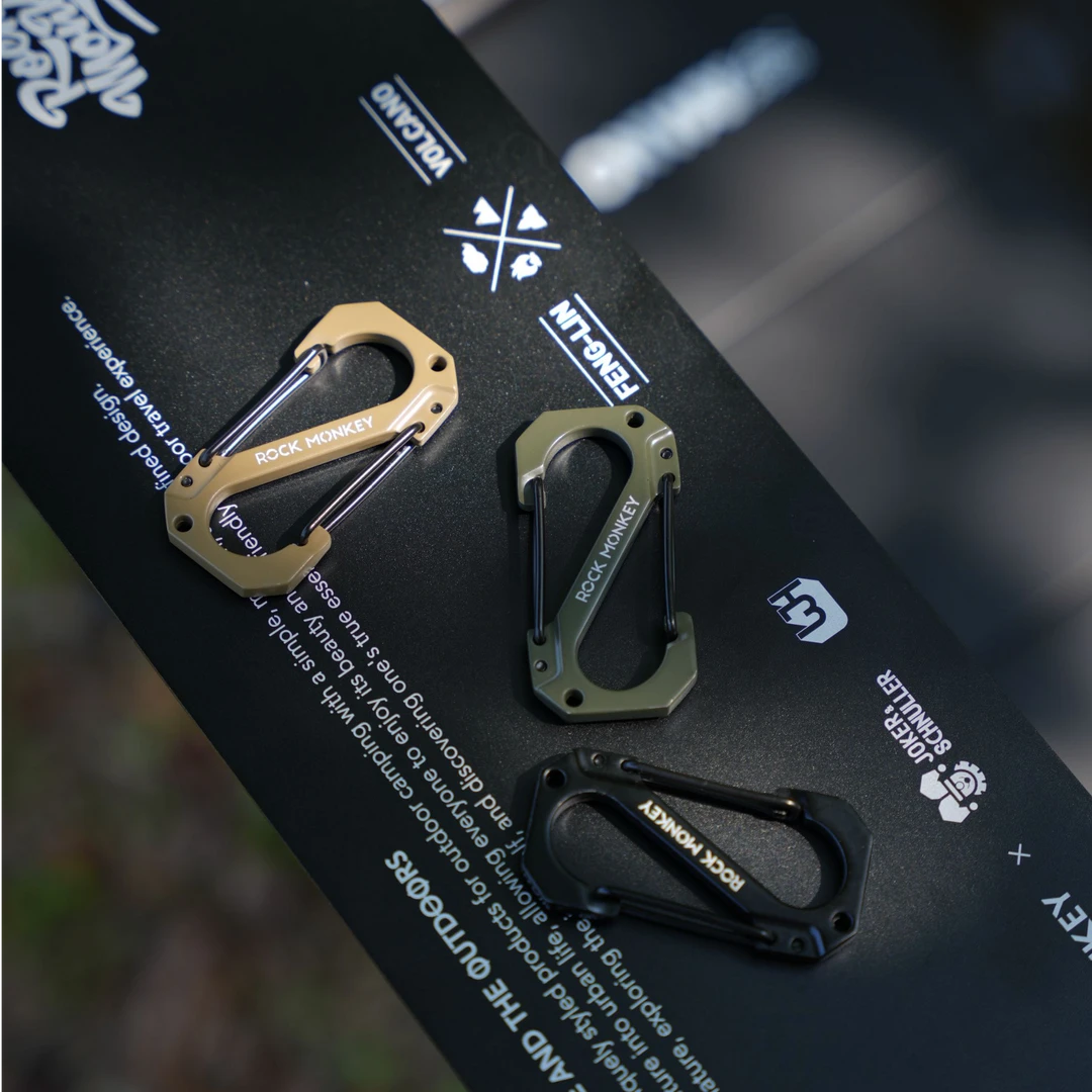 ROCK MONKEYS型铝合金挂扣户外多功能8字登山扣快挂钥匙扣挂钩