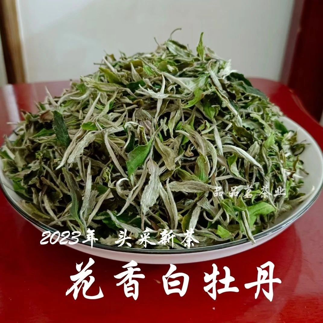 福鼎大白茶2023年明前高山花香白牡丹新茶 一芽两叶散茶茶叶批发