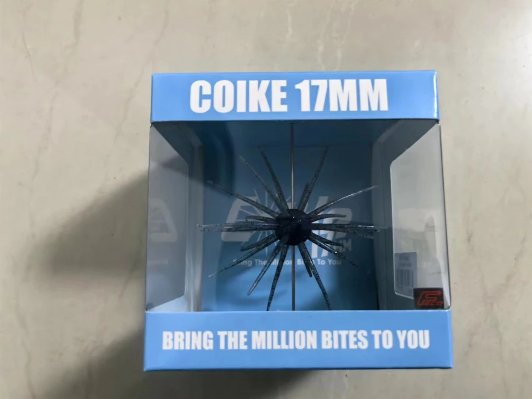 YD24 黑色海胆1个 颜色随机 路亚饵