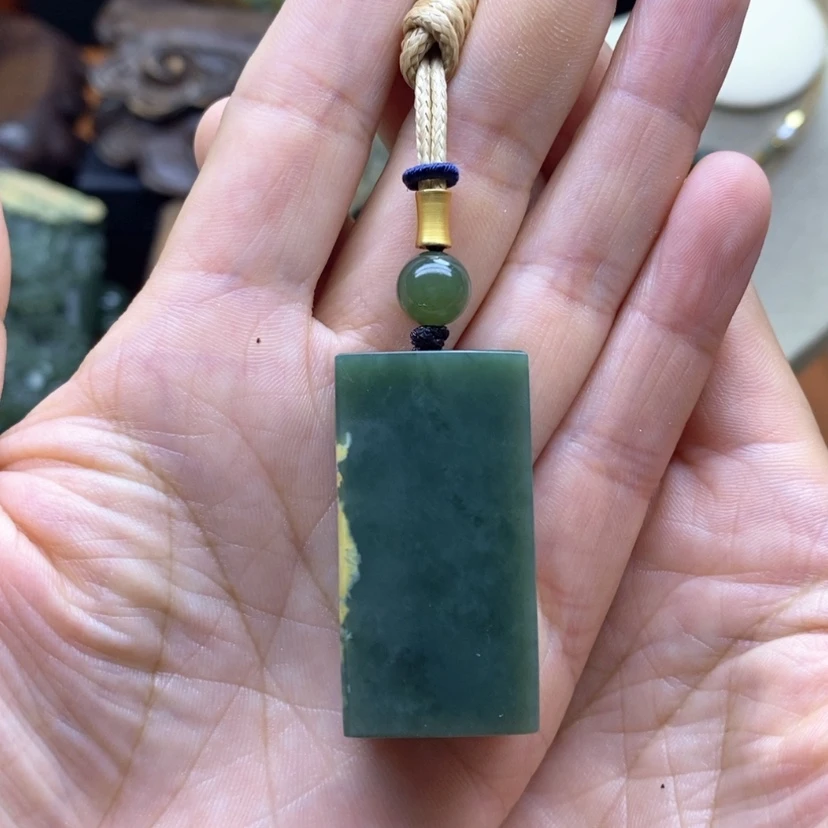 【闪购商品】岫岩河磨玉（透闪石质玉）挂件未镶嵌