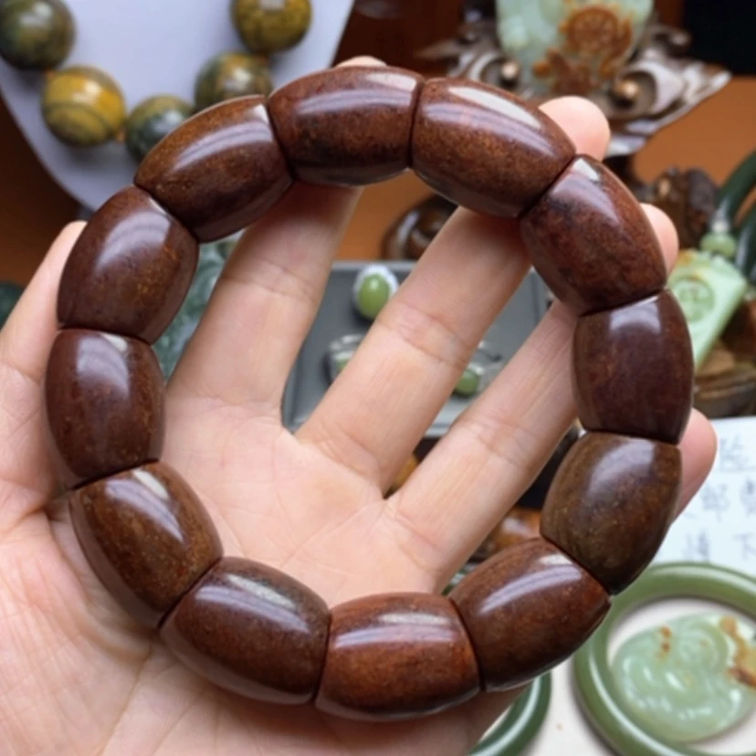 【闪购商品】岫岩河磨玉（透闪石质玉）手串未镶嵌壹*