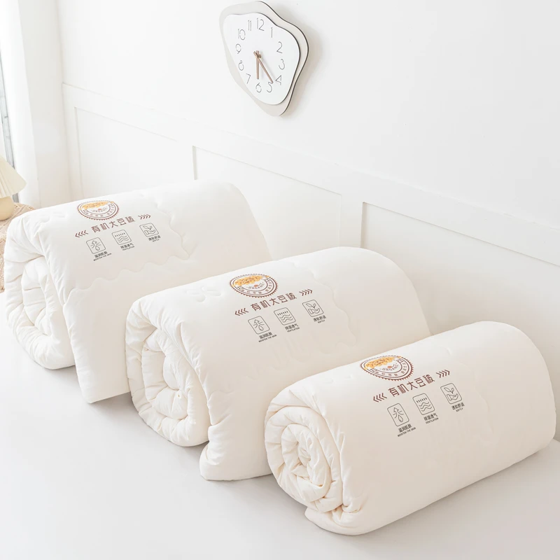 夏被幼儿园大豆被空调被加厚冬被亲肤薄被子可水洗单人被子被芯