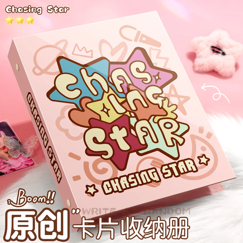 SINGBA追星涂鸦卡册四宫格3寸紧凑内页专辑小卡拍立得追星收纳册