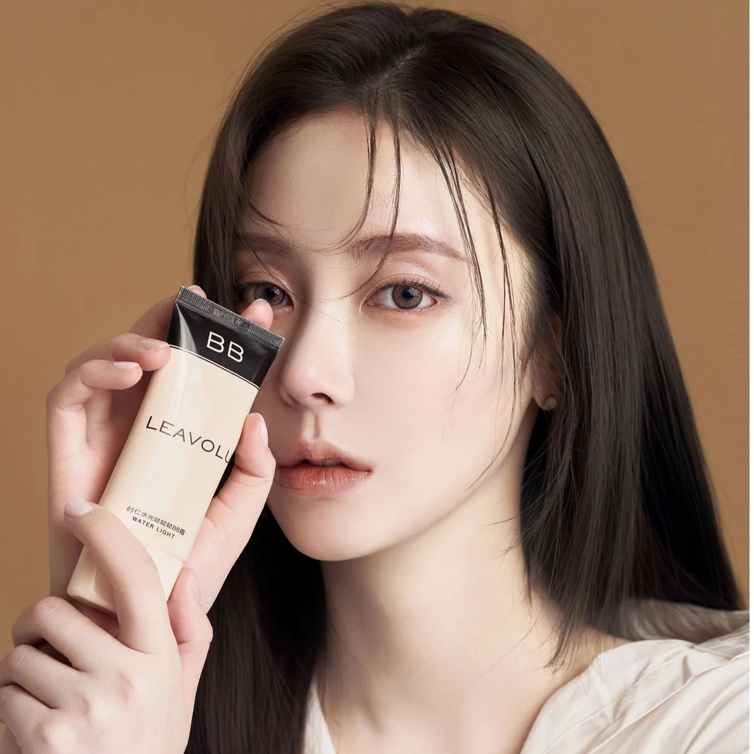 LEAVOLU时仁水光BB霜遮瑕水光定妆轻薄自然透亮不脱妆不卡粉