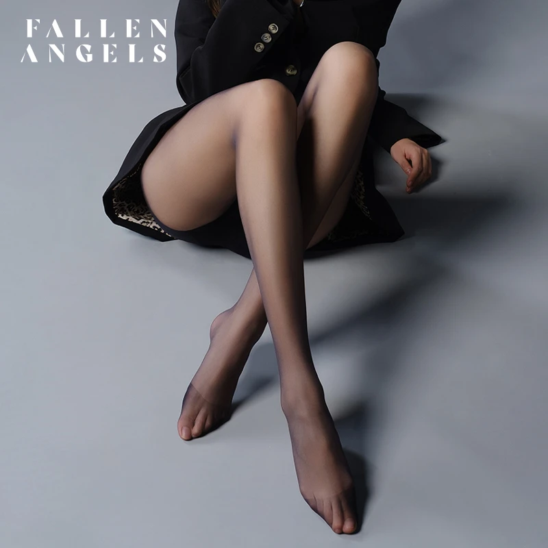FallenAngels 隐翼石墨0D黑丝肉色丝袜超薄透肤显瘦光腿神器轻薄