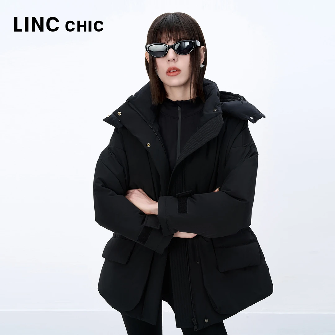LINCCHIC/金羽杰时髦通勤加厚羽绒服Y24803318