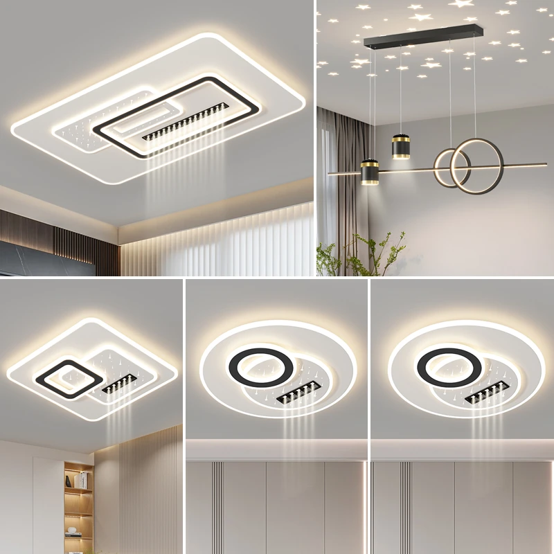 超级双十二全光谱吸顶灯大气长方形客厅灯简约现代卧室书房灯具