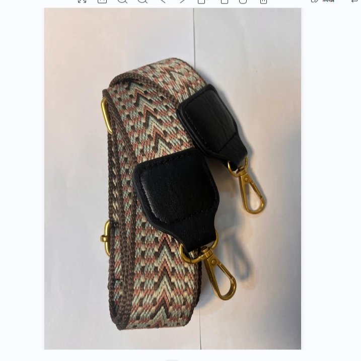 精品万针刺绣宽肩带