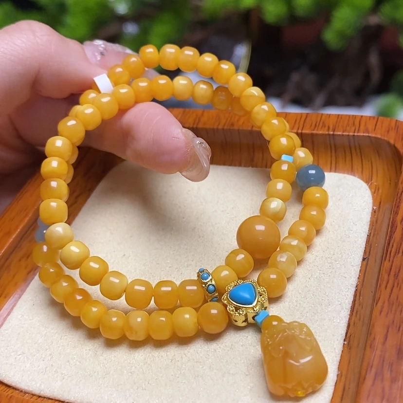 【闪购商品】蜜蜡手链未镶嵌手串