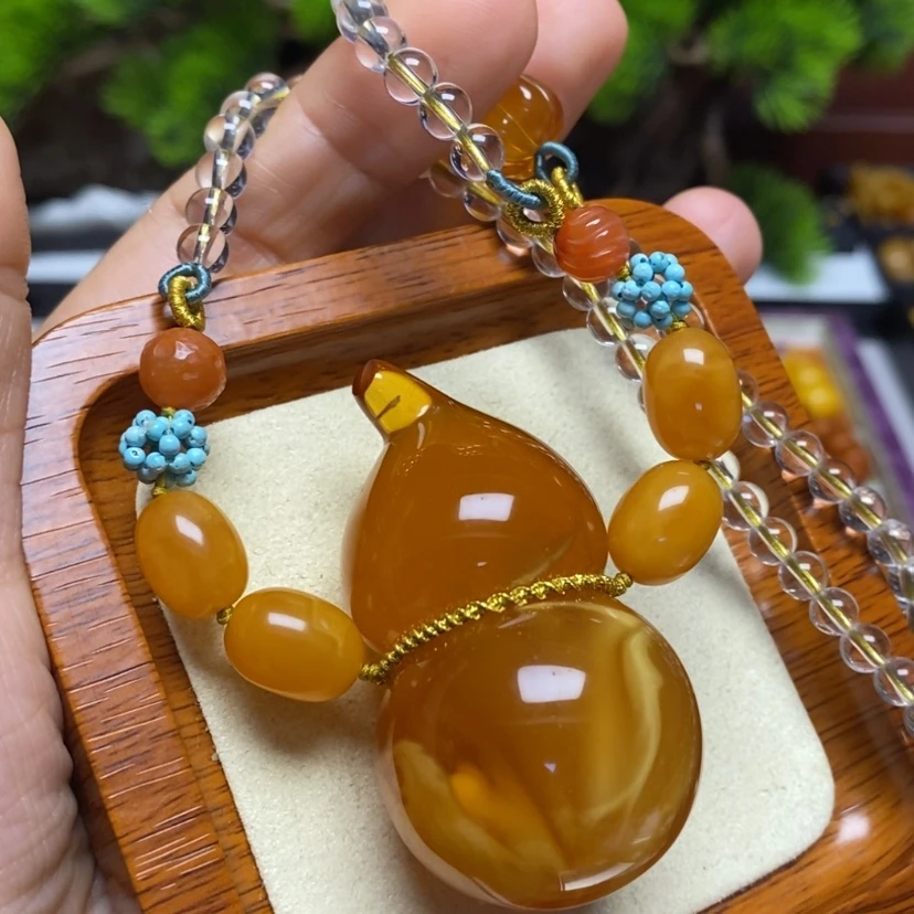 【闪购商品】蜜蜡颈饰未镶嵌项链