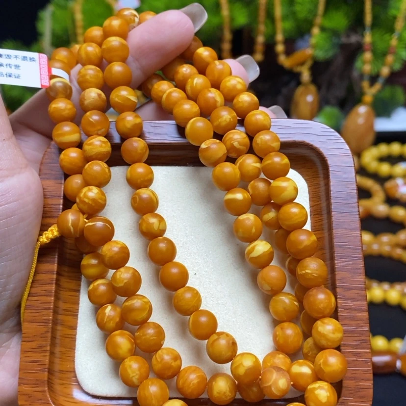 【闪购商品】蜜蜡手链未镶嵌手串