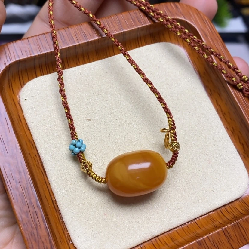 【闪购商品】蜜蜡颈饰未镶嵌项链