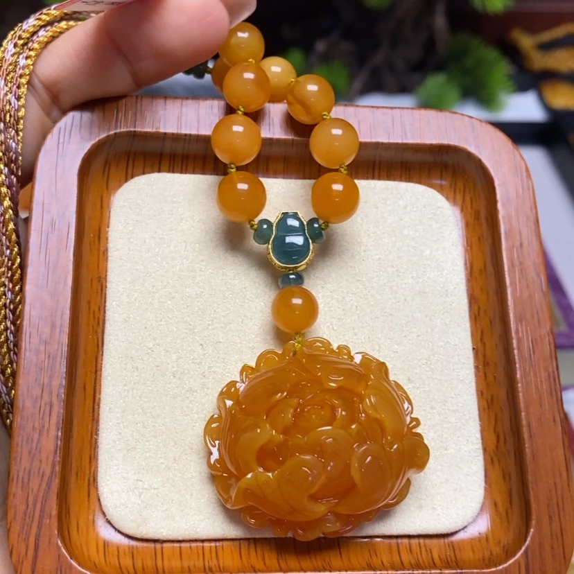 【闪购商品】蜜蜡颈饰未镶嵌项链