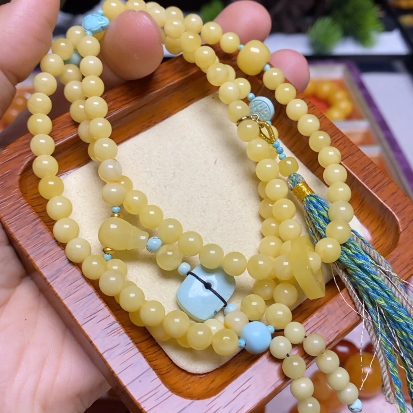 【闪购商品】蜜蜡手链未镶嵌手串