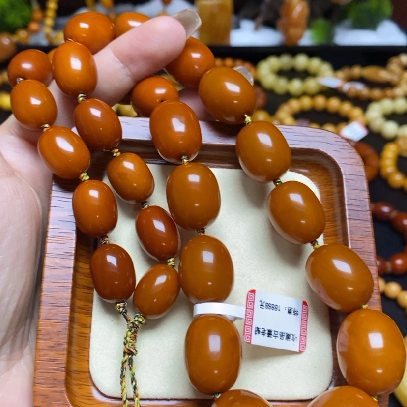 【闪购商品】蜜蜡颈饰未镶嵌项链