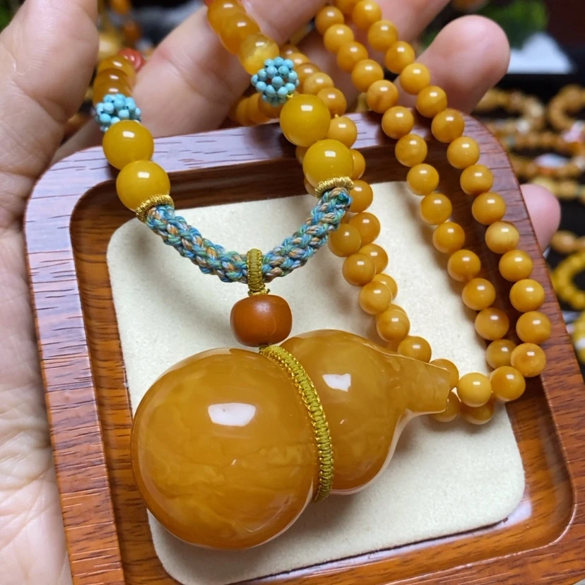 【闪购商品】蜜蜡颈饰未镶嵌项链
