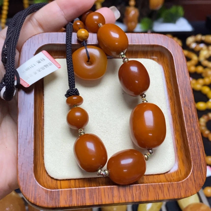 【闪购商品】蜜蜡颈饰未镶嵌项链