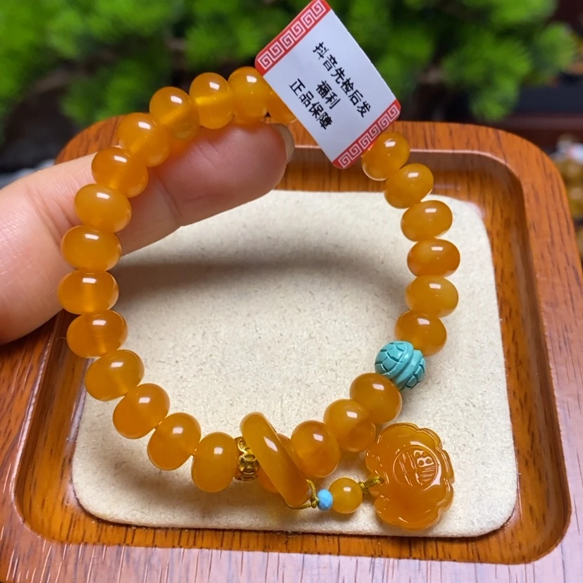 【闪购商品】蜜蜡手链未镶嵌手串