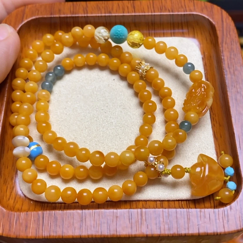 【闪购商品】蜜蜡手链未镶嵌手串