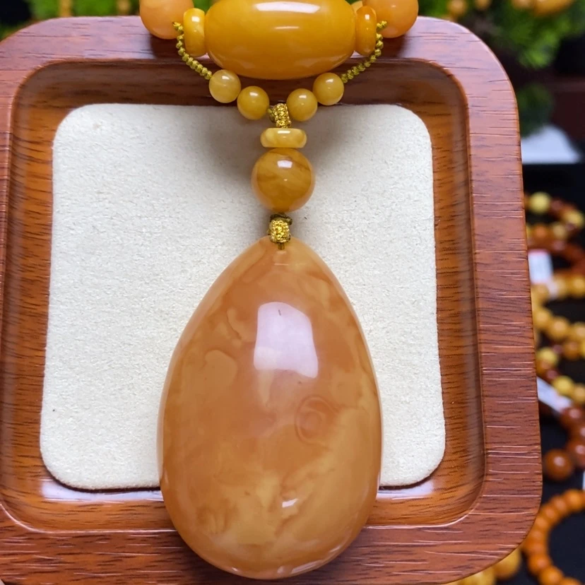 【闪购商品】蜜蜡颈饰未镶嵌项链