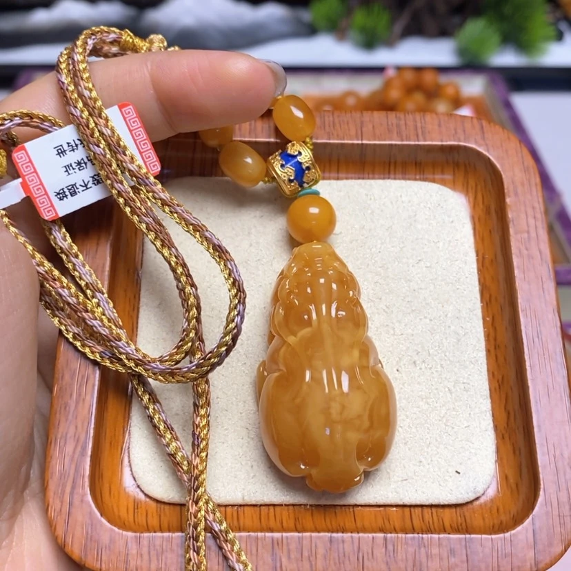 【闪购商品】蜜蜡颈饰未镶嵌项链