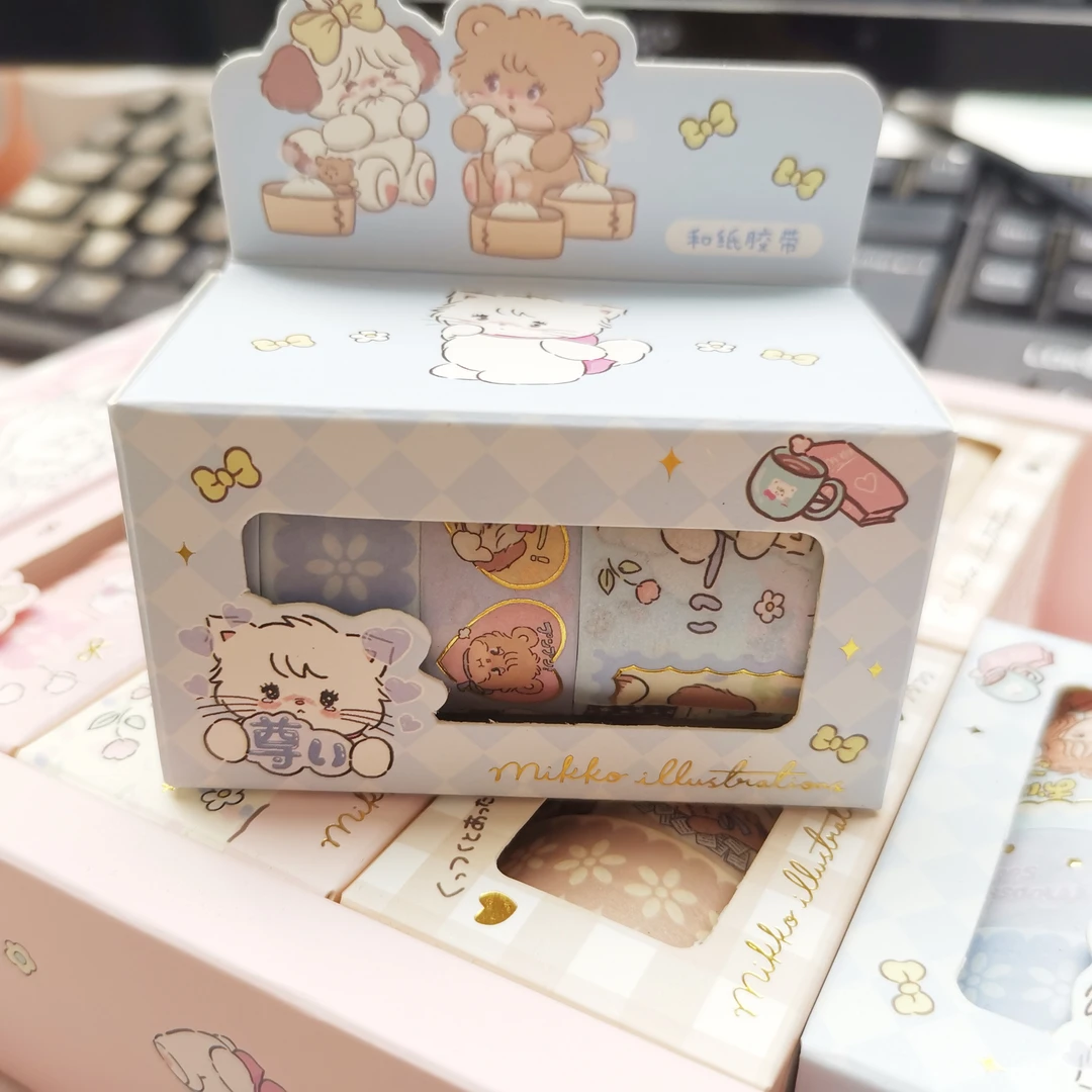 【开窗mikko胶带礼盒】6271【以直播间实物展示为准】笔本手账文具